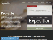 Tablet Screenshot of christcenteredexposition.com